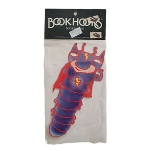 Vintage 80s Book Hooks Wonder Worm Tab Bookmark Savage Designs 1985, # 2004-0100